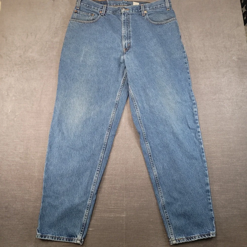 Levis‎ 560 Loose Fit Tapered Leg Jeans Mens 38x32 Blue Denim Vintage 90s